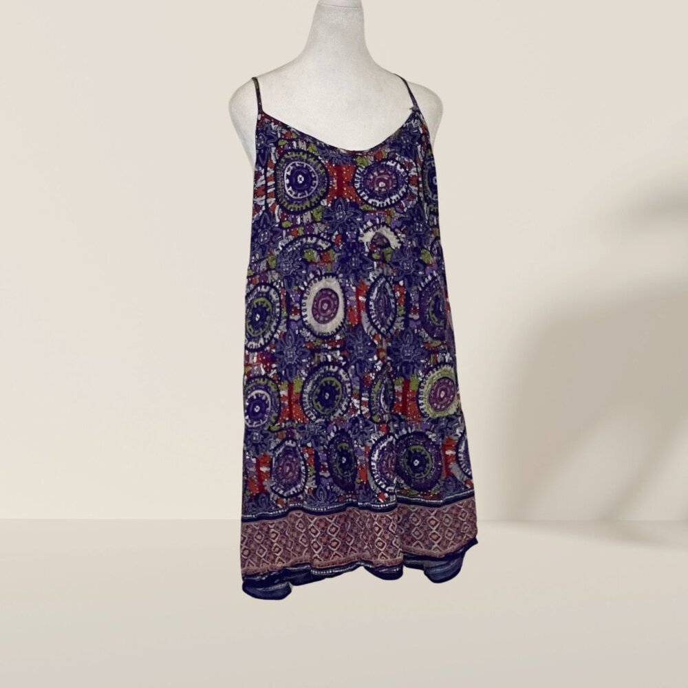 Xhilaration Sleeveless Medallion Print Dress 🌸 | XXL | Boho Chic Vibes
